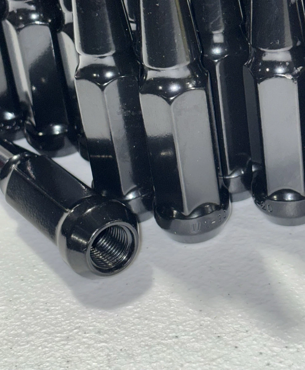 1/2-20 Black Lug Nuts 24pcs photo 5