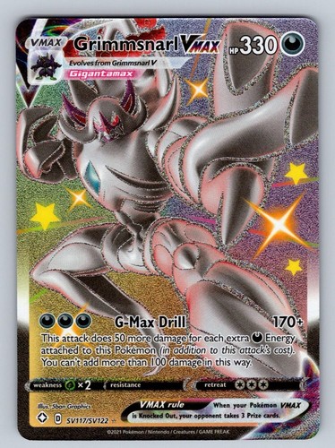 Grimmsnarl VMAX SV117/SV122 NM/M Holo Shining Fates Shiny Vault Pokemon T06208