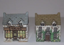 Lot Set Of 2 Wade England Whimsy On Why House #2 Morgan Chemist #3 Doctor Healer