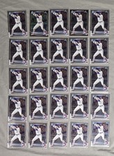 2025 Bowman Chrome Charles McAdoo 1st Base x 23 & Reptilian x 2 Lot of 25