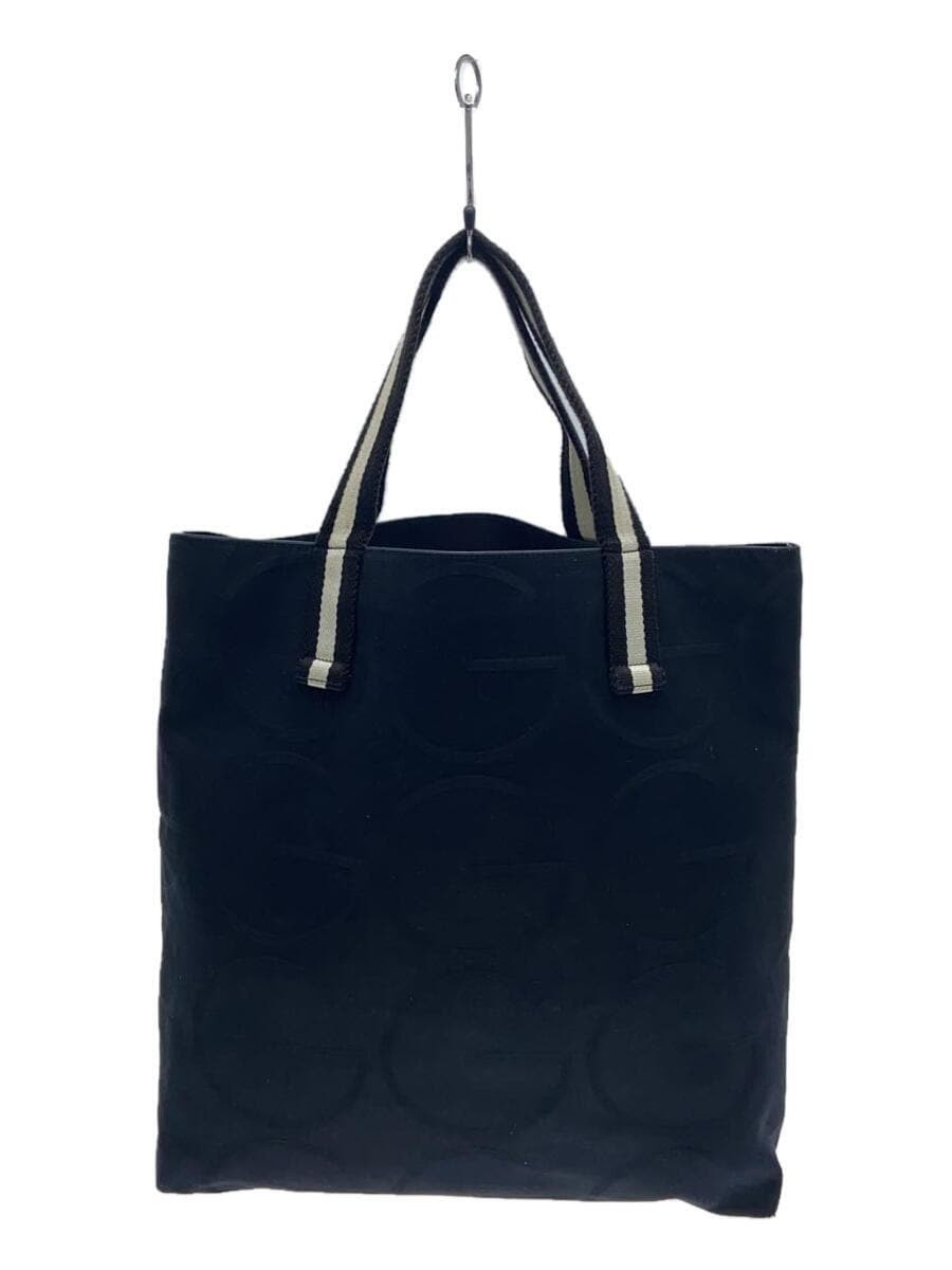GUCCI Black Canvas Tote Bag Style 123439 002053