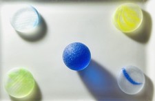 rare Genuine Surf Tumbled sea glass from japan ohajiki marble