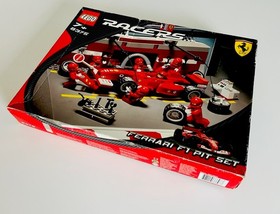 LEGO Racers / Speed Champions Formula 1 Ferrari F1 Pit Set 8375 Original Box | EOL 2005