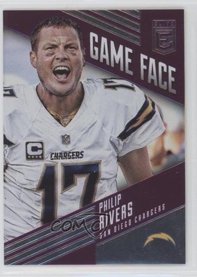 2016 Donruss Elite Game Face Purple 43/49 Philip Rivers #GF-PR 0s3