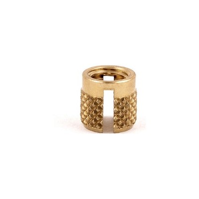 GRAINGER APPROVED 240-008-BR.250 Threaded Insert for Plastic, PK 100 807TM1