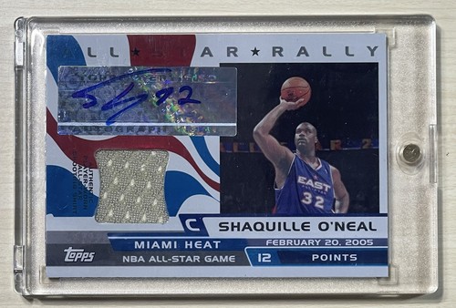 Shaquille O'Neal 2005-06 Topps Big Game All-Star Game-Used Relic Auto SP #/199🔥