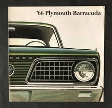 1966 Plymouth Barracuda Sales Brochure Formula S Colors Options Specs Vintage