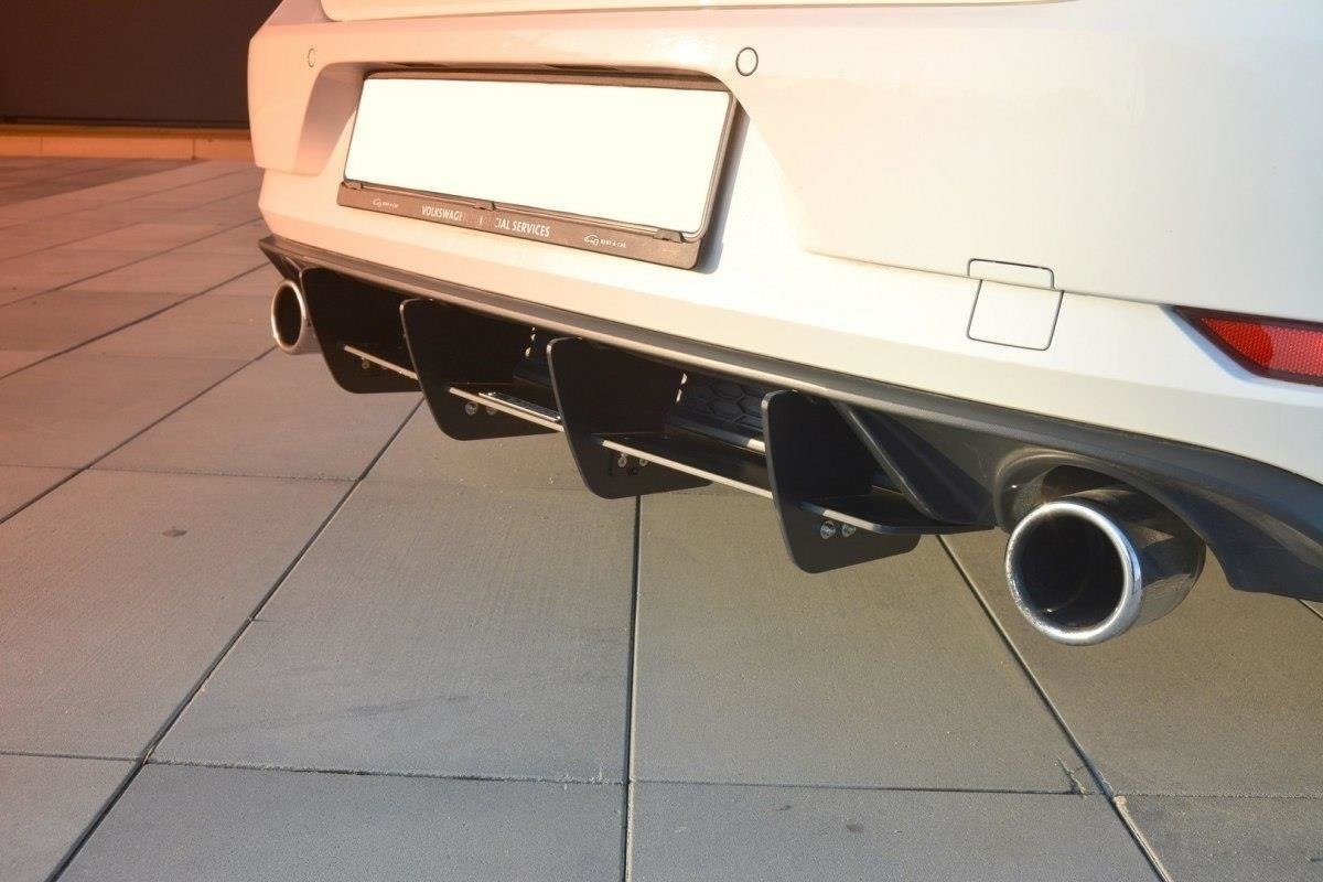 Diffuseur arriere VW Golf 7 GTI Facelift style sport pour rasso auto