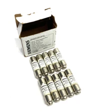 Siemens 3NW3150-0HG SENTRON Cylindrical Fuse, Slow Blow, 15A, BOX OF 10