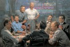 Grand Ol' Gang; Republican Presidents Poker Canvas Open Ed; Andy Thomas, 12x18