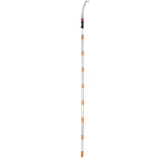 KFFKFF Manual Pole Saw Extendable Tree Pruner 4.6-9.8 ft Aluminum Alloy Pole