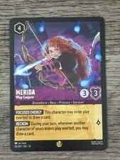 Disney Lorcana Attack of the Vine Merida Wisp Conjurer 50/207 Legendary