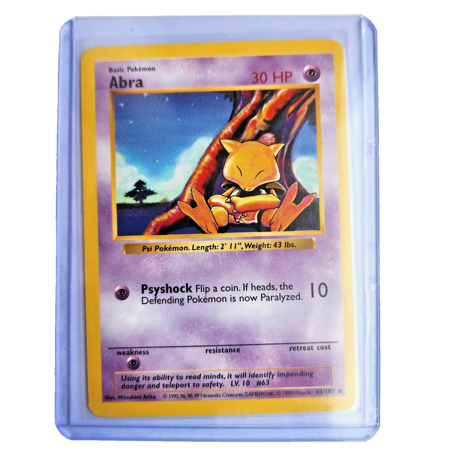 1999 abra pokemon card value - Base Set pokmon 43/102 An individual card from the Pokmon trading and collectible card game (TCG/CCG) Abra [1999-2000] #43 Prices |