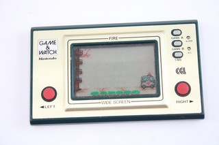 Nintendo Game & Watch Fire FR 27 1981 Working