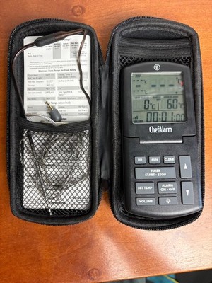 ThermoWorks Chef Alarm Cooking Alarm Thermometer & Timer TESTED/WORKS