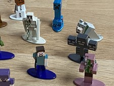 20 Minecraft Metallfiguren