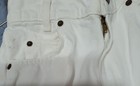 Levi's white denim jeans.  Girl size   10.  Small  stain. VGUC — photo 4
