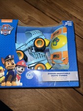 Nickelodeon Paw Patrol Junior Adjustable Skate Combo Skates & Knee Pads