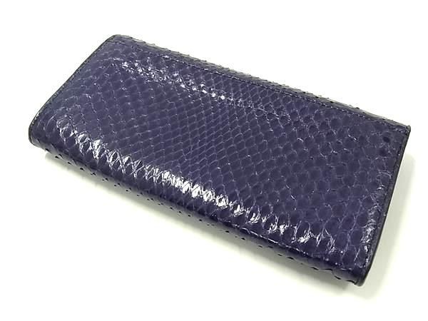 TOM FORD Python Wallet Purple Long Coin Purse SA … - image 2
