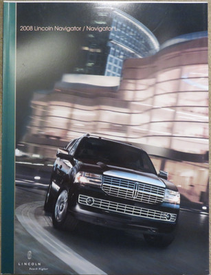 2008 Lincoln Navigator USA Prospekt Brochure, 30 Seiten