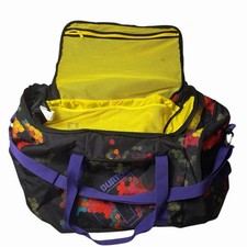 Burton Duffle Travel Gear Bag Hex Pattern Snowboarding Skii Winter Geometric
