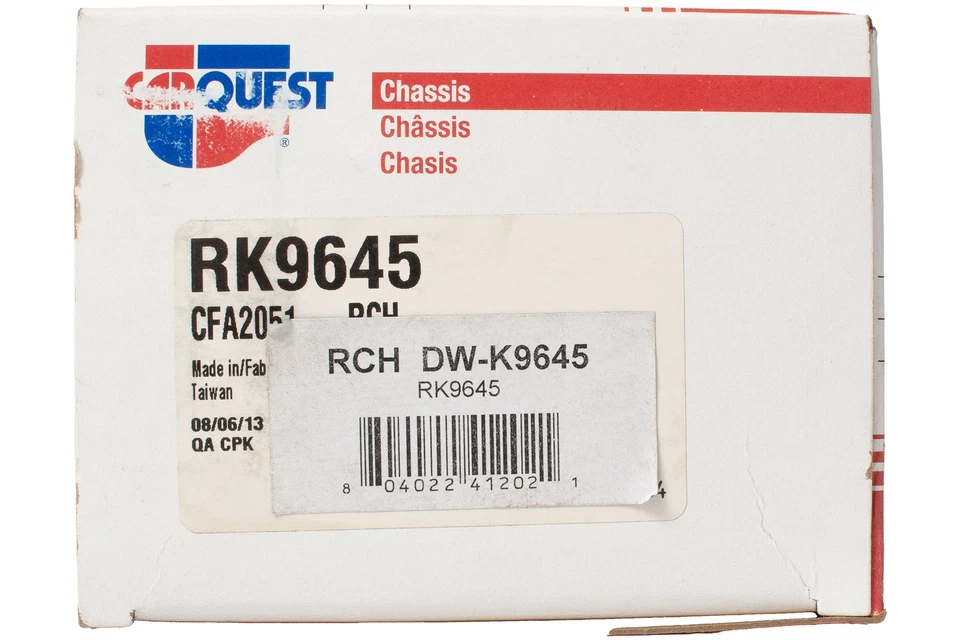 Rótula inferior delantera Carquest para camioneta Toyota 1989-95 número de modelo DW-K9645 Foto 3 de 4