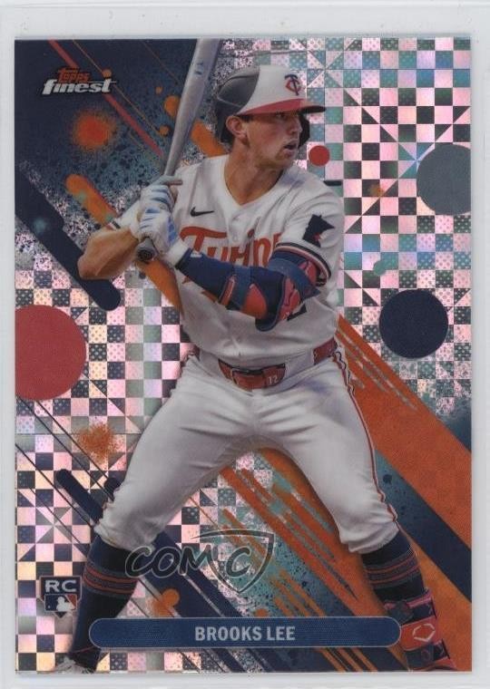 2025 Topps Finest Common Checkerboard Refractor Brooks Lee #31 Rookie RC 0v33