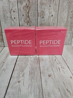 2 BRAND NEW PEPTIDE BOUNCE FOUNDATION BALM #02 SEALED 20G FLAWLESS MAKEUP COVER