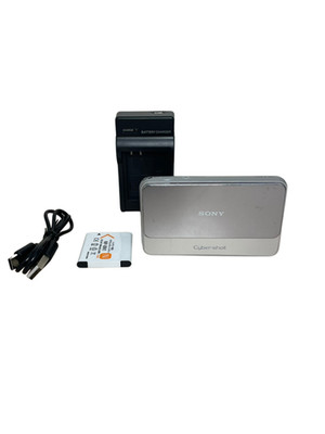 【EXC＋5】SONY DSC-T110 Digital Camera Silver Cyber Shot From Japan