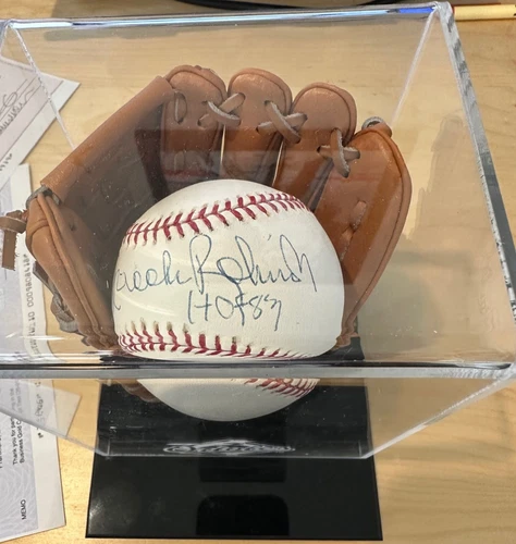 Brooks Robinson Signed HOF Inscriptn MLB Official OAL Baseball BCSPORT COA &Case