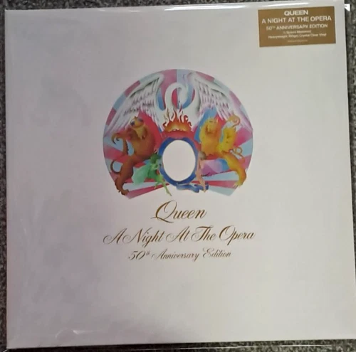Queen - A Night At The Opera Clear Vinyl 50th Anniversary NEW & SEALED