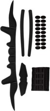 Padding Kit 27PCS Bicycle Replacement Universal Foam Pads Set Black 23PCS