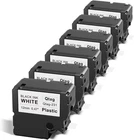 6PK fits Btag-231 Brother Btag Label Tape 12mm Btag231 White PT-N10 PT-N20 N25BT