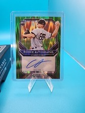 2021 Panini Prizm Clarke Schmidt  Rookie Auto Green Prism 1/5