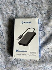 WAVLINK USB 3.0/USB C to DisplayPort HDMI Adapter 4K 60Hz Dual Channel Hub