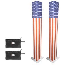 Lighting Truss USA Flag Scrim Fits up to 9.84 FT Truss F34 Segment 2-Pack