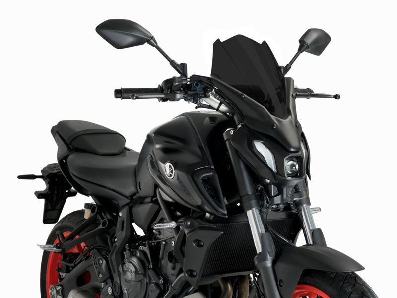 Puig Dark Smoke 20619F - New Generation Touring Screen For Yamaha Mt-07 2021-2024 - Image 3