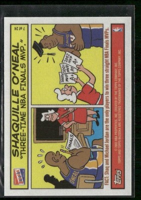 2003-04 Bazooka #7 Shaquille O'Neal Comics