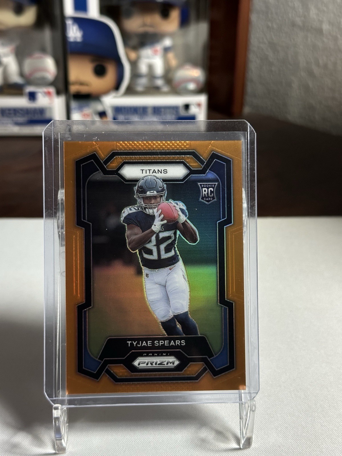 2023 Panini Prizm - Rookies Tyjae Spears #396 Orange Prizm /249 (RC)