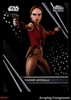 2023 Topps Chrome Black Star Wars Animated Short Prints #AS6 Padme Amidala SP