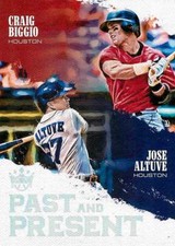 Craig Biggio PP9 2018 Diamond Kings Past And Present Jose Altuve