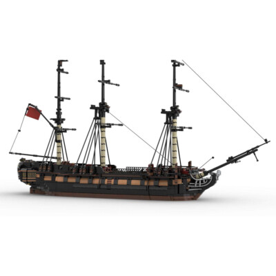 UCS-Style Pirate's Heavy Frigate Ship Model Gift 5733 Pieces MOC