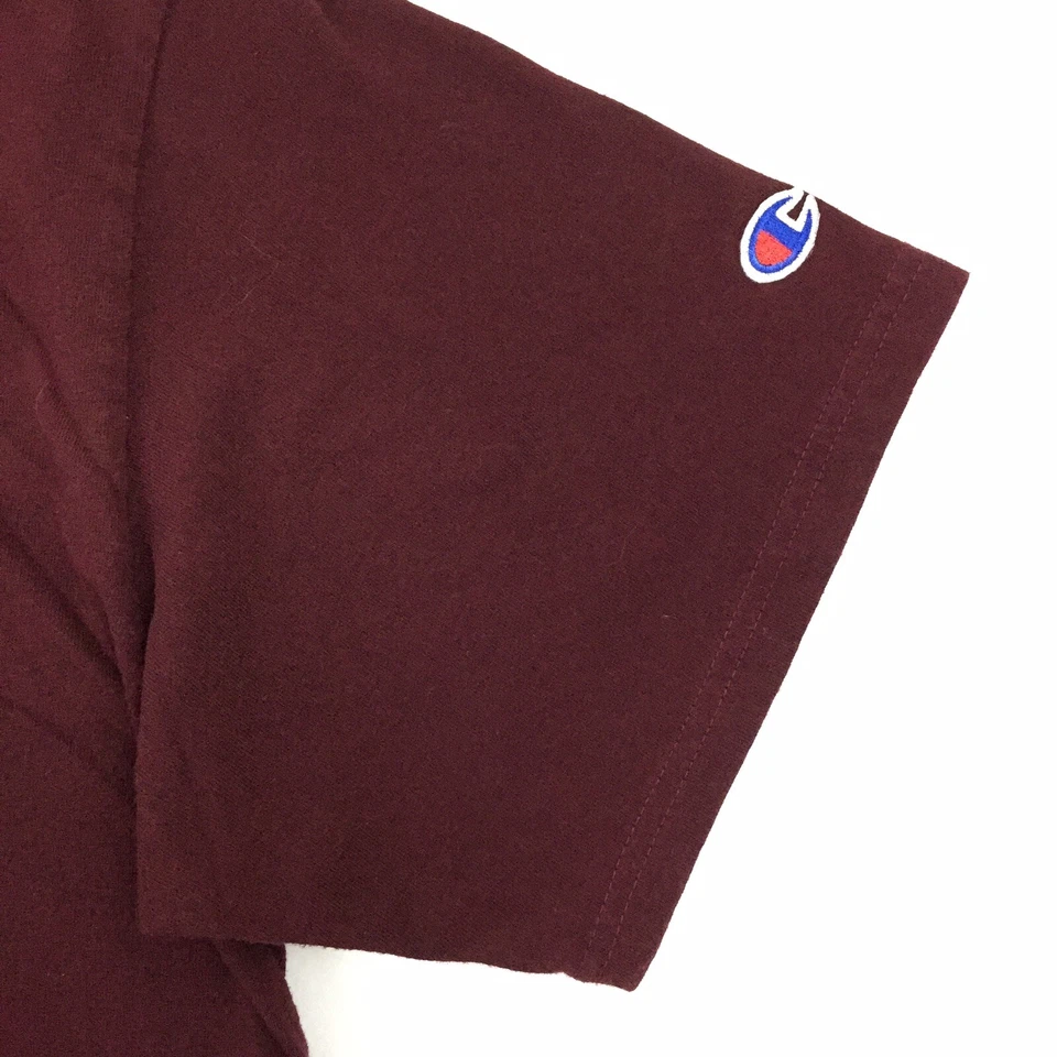 Vtg Champion Hahvahd Harvard University T-Shirt Spell Out Script Big Logo Tee L - Image 3 of 4