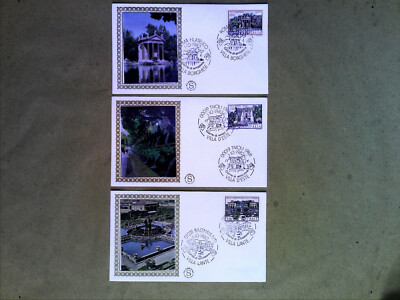 1982 Villen 3' Ausgabe komplette Serie FDC Ersttagsumschläge