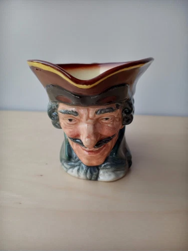 Royal Doulton MEDIUM 3.5" Character Toby Mug Dick Turpin Vintage England NEW 