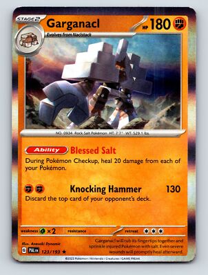 Stage 2 Garganacl HP 180 Blessed Salt Ability Knocking Hammer Orange