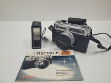 Yashica Electro 35 GS Rangefinder 35mm Film Camera w/ Case Manual  Pro 50DX