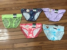 New NOBO No Boundaries 5-Pack Bikini Panties Size Small  C5-14 