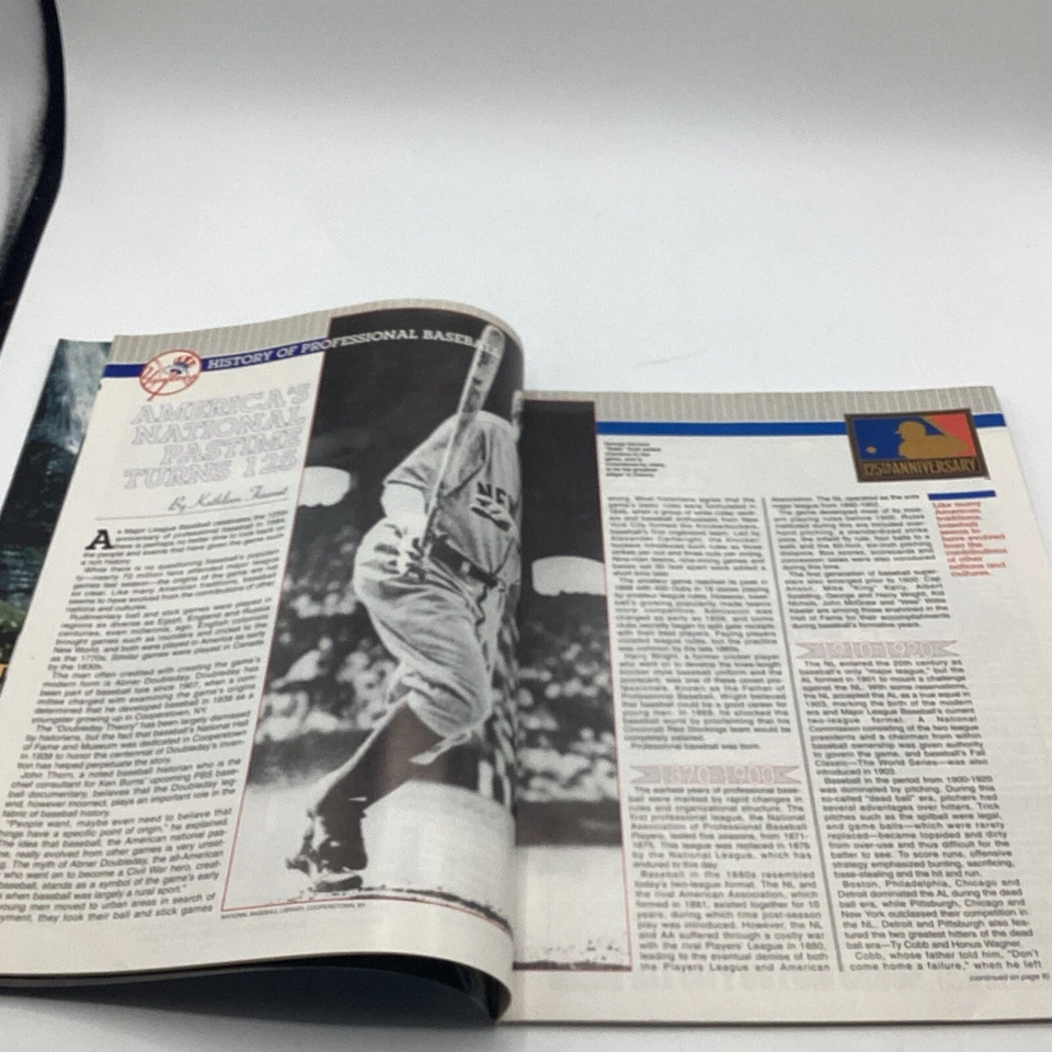 New York Yankees 1994 Scorebook & Souvenir Program Unscored Baltimore Orioles - Image 2 of 4