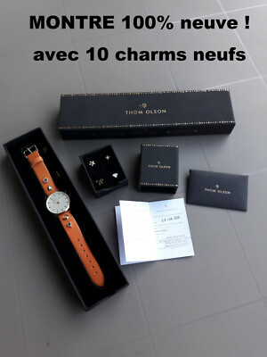 Thom Oslon UHR + 10 Charms NEU Wert 104 !!!